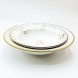 #KK1258-WT;  Ceramic deep plate 7.5"