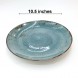 #KK1289-BL;  Ceramic plate 10.5"