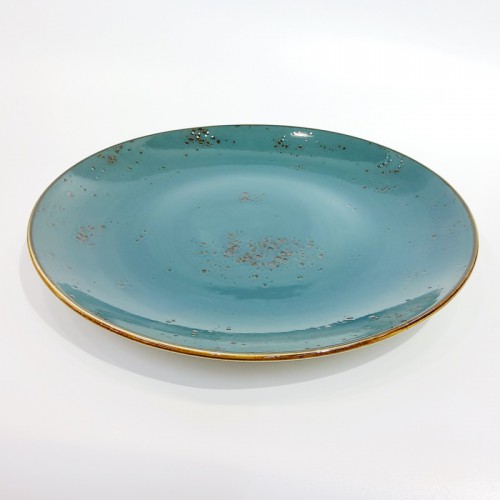 #KK1289-BL;  Ceramic plate 10.5"