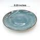 #KK1296-BL;  Ceramic plate 8.25"