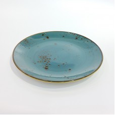 #KK1296-BL;  Ceramic plate 8.25"..