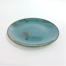 #KK1296-BL;  Ceramic plate 8.25"..