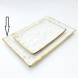 #KK1371-WT;  Ceramic plate 31x20cm #WT