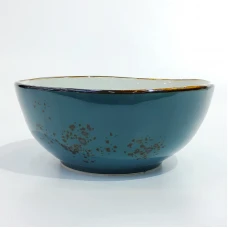 #KK1388-BL; Ceramic bowl 6" #BL..