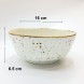 #KK1388-WT; Ceramic bowl 6" #WT