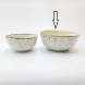 #KK1388-WT; Ceramic bowl 6" #WT