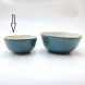 #KK1395-BL; Ceramic bowl 4.5" #BL