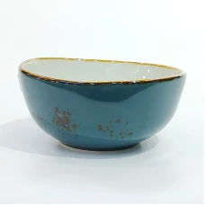 #KK1395-BL; Ceramic bowl 4.5" #BL..