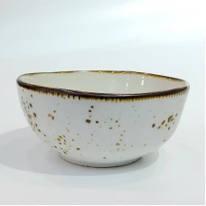 #KK1395-WT; Ceramic bowl 4.5" #WT..