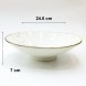 #KK1401-WT; Ceramic bowl 9.75" WT