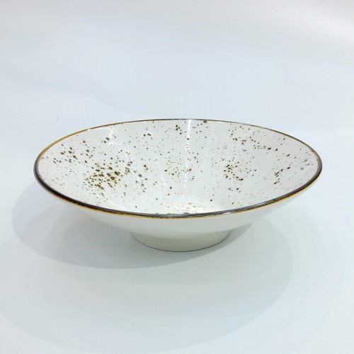 #KK1401-WT; Ceramic bowl 9.75" WT