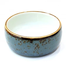 #KK2599-BL; Ceramic 6.5cm sauce dish #BL..