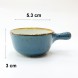 #KK2711-BL: Ceramic sauce dish 8.3cm #BL