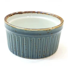 #KK2728-BL: Ceramic sauce dish 3" #..