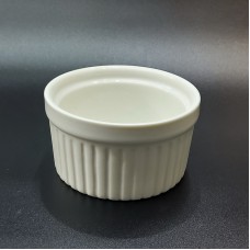 #KK2728-CW; Ceramic sauce dish 3" #..