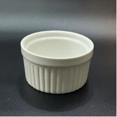 #KK2728-CW; Ceramic sauce dish 3" #..