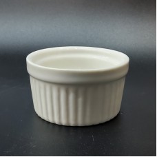 #KK2735-CW; Ceramic sauce dish 2.5"..