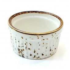 #KK2735-WT: Ceramic sauce dish 2.5"..