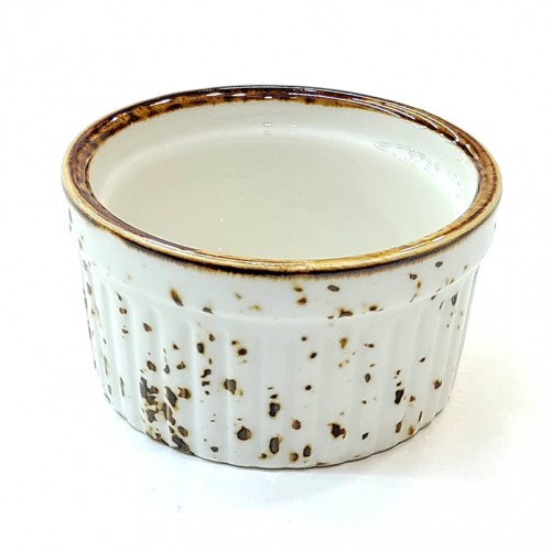 #KK2735-WT: Ceramic sauce dish 2.5" # WT