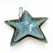 #KK2834-BL : Ceramic 8" star plate #BL 