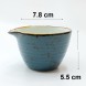 #KK3435-BL; Ceramic sauce bowl 7.7cm #BL