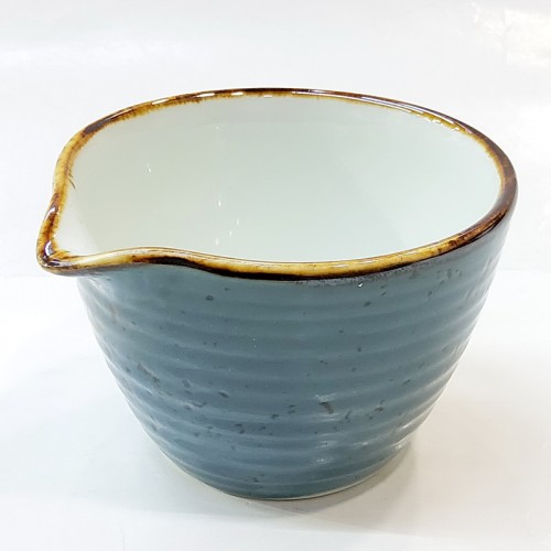 #KK3435-BL; Ceramic sauce bowl 7.7cm #BL