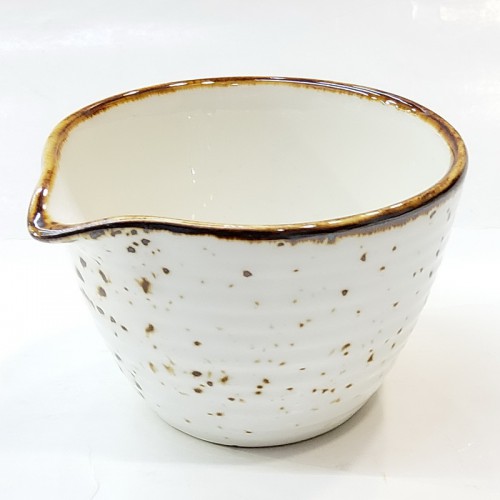 #KK3435-WT; Ceramic sauce bowl 7.7cm #WT