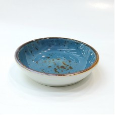 #KK6062-BL; Ceramic sauce dish 9cm #BL..