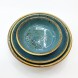 #KK6062-BL; Ceramic sauce dish 9cm #BL