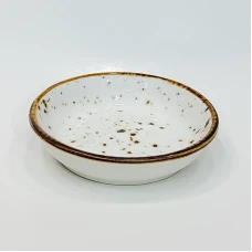 #KK6062-WT; Ceramic sauce dish 9cm #WT..