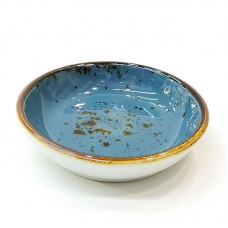 #KK6079-BL; Ceramic plate 11.5cm #BL..