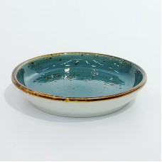 #KK6086-BL; Ceramic plate 13cm #BL..