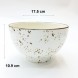 #KK6123-WT; Ceramic 7" bowl #WT 