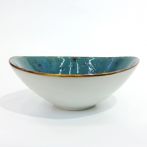 #KK6130-BL; Ceramic 7.5" bowl #BL 