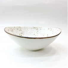 #KK6130-WT; Ceramic 7.5" bowl #WT..