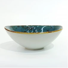 #KK6147-BL; Ceramic bowl 6.25" #BL..