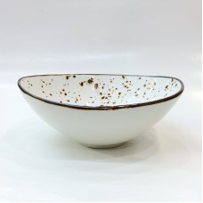 #KK6147-WT; Ceramic bowl 6.25" #WT..