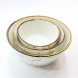 #KK6154-WT; Ceramic 6" bowl #WT