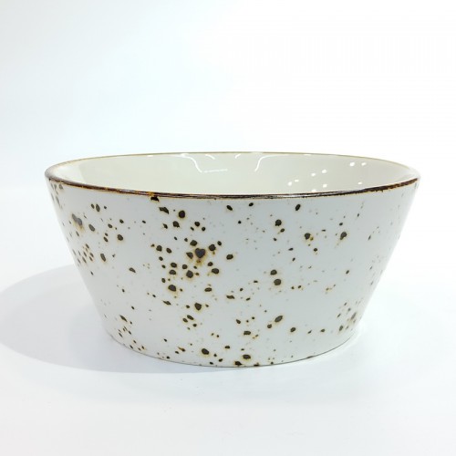 #KK6154-WT; Ceramic 6" bowl #WT