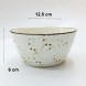 #KK6161-WT; Ceramic 5" bowl #WT 