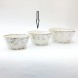 #KK6161-WT; Ceramic 5" bowl #WT 