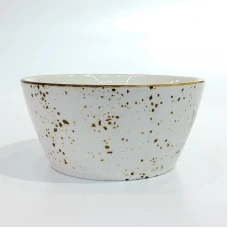 #KK6161-WT; Ceramic 5" bowl #WT ..