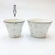 #KK7212-WT; Ceramic 4.5" Fries bowl #WT