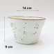 #KK7229-WT; Ceramic 5.5" Fries bowl #WT