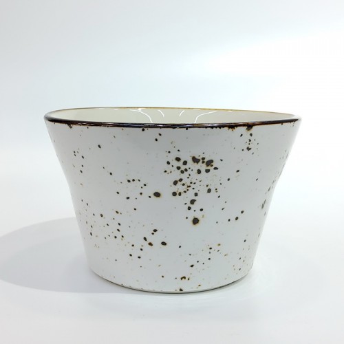 #KK7229-WT; Ceramic 5.5" Fries bowl #WT