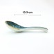 #KK8158-BL; Ceramic soup spoon #BL