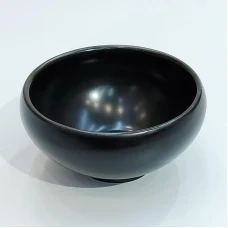 #KK8219-BK; Ceramic 4" bowl #BK..