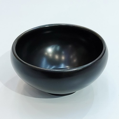 #KK8219-BK; Ceramic 4" bowl #BK