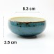 #KK8226-BL; Ceramic 8cm bowl #BL