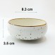 #KK8226-WT; Ceramic 8cm bowl #WT 